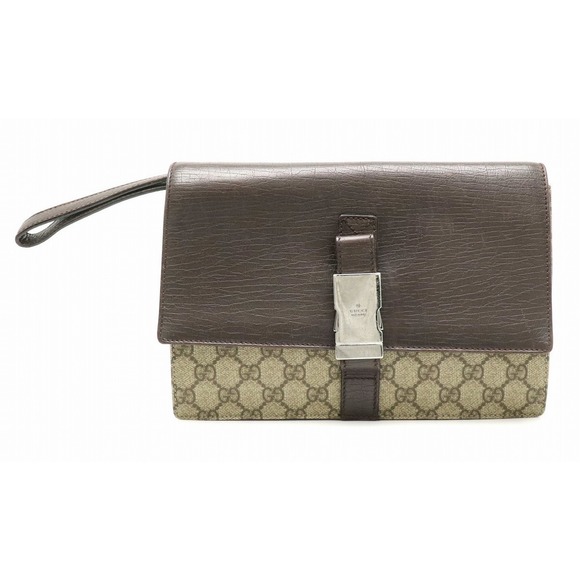 Gucci Handbags - Gucci GG Plus GG Supreme Shoulder Bag Khaki Beige Brown
